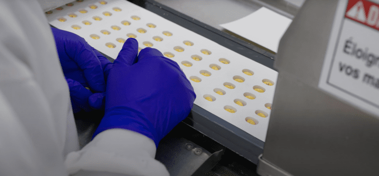 Image de production de blisters.